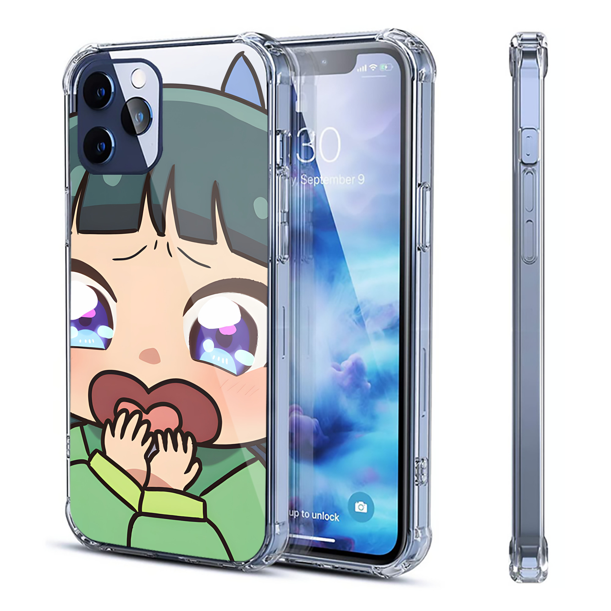 （画像用） 薬屋のひとりごと The Apothecary Diaries 【iPhone 12シリーズ対応】透明スマホケース（クリアソフトケース）